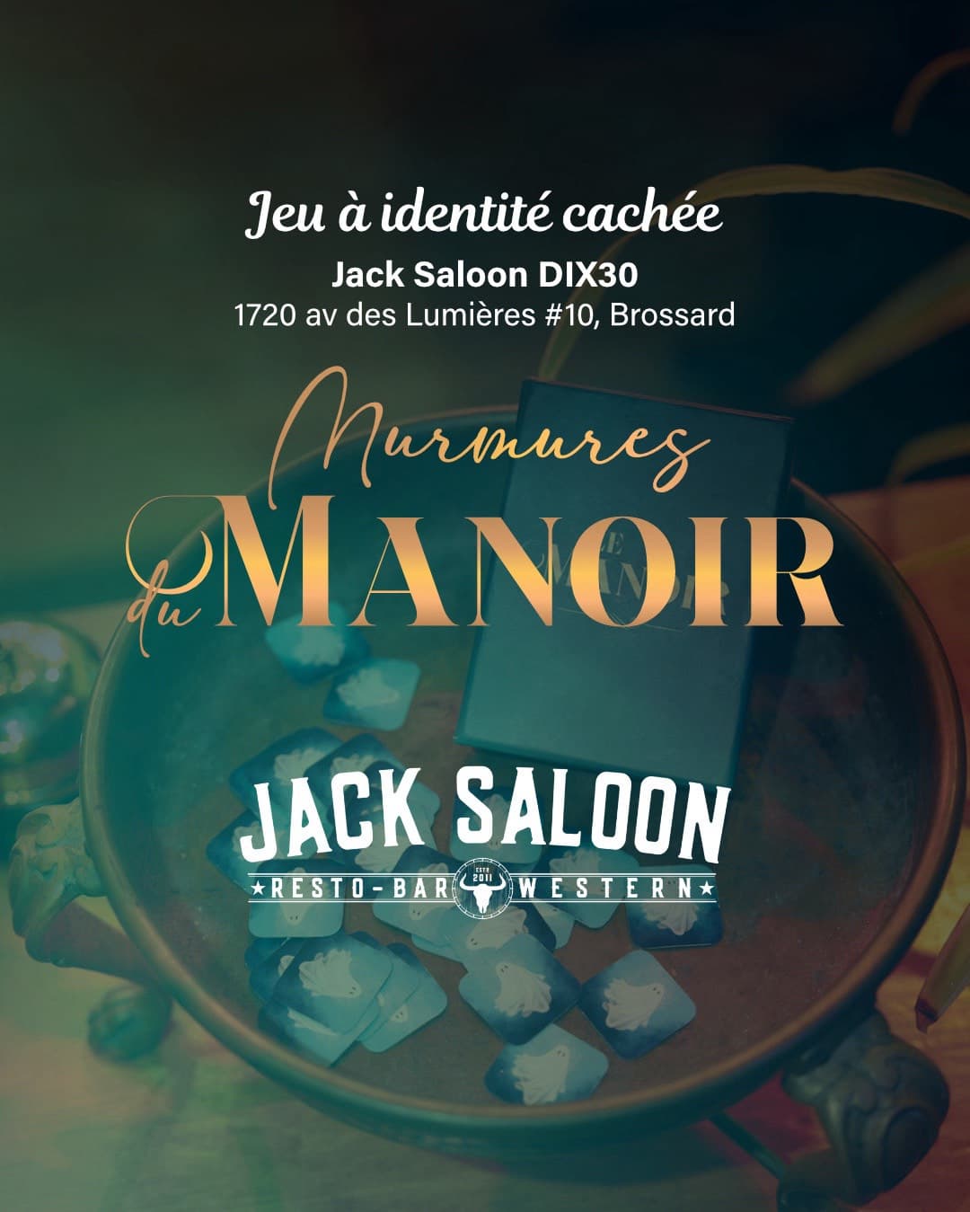 Event Murmures du Manoir DIX30 à Jack Saloon Dix30
